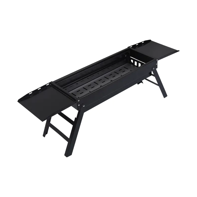 Tragbarer zusammenklappbarer Holzkohlegrill
